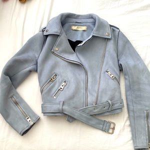 zara biker “leather”jacket